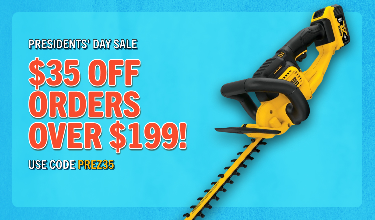 Presidents' Day Sale! Save $35 off $199!