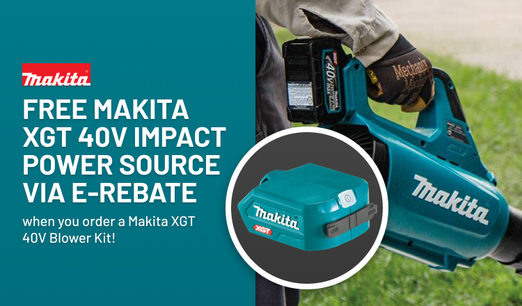 Free Makita XGT 40V Impact Power Source via E-rebate