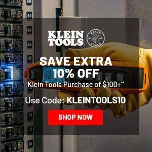 10% off Klein Tools