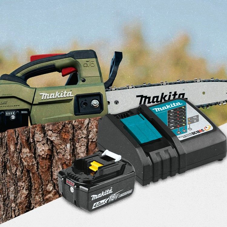 FREE Makita Outdoor Adventure 18V LXT 4 Ah Battery and Charger Kit