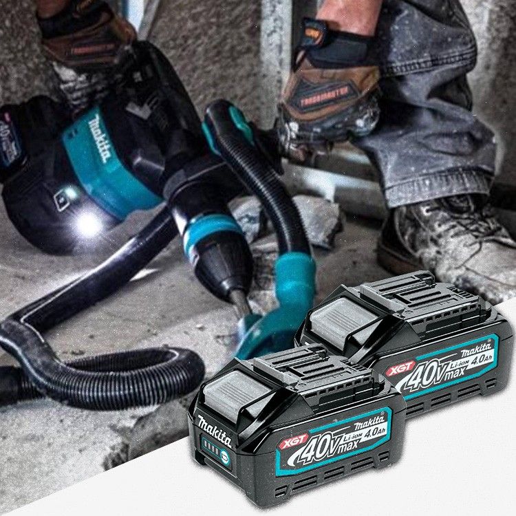 2 FREE Makita 40V Max XGT 4 Ah Batteries