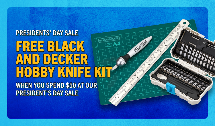 Free Black and Decker Hobby Knife Kit