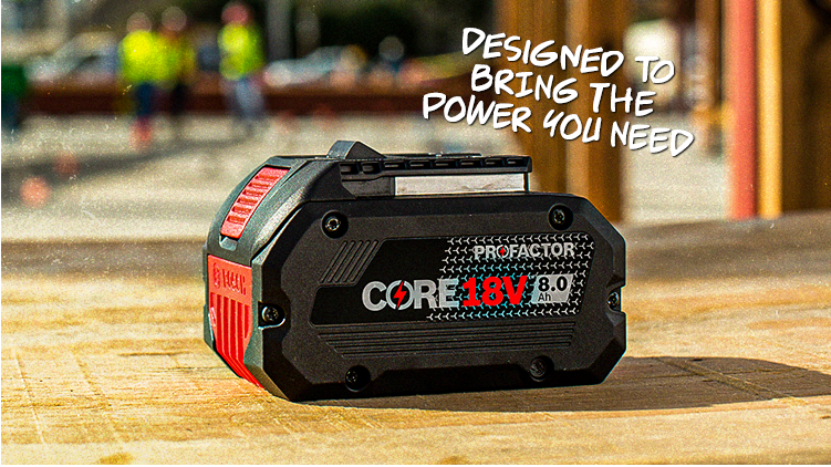 FREE Bosch 18V 8 Ah Battery FREE Bosch 18V 8 Ah Battery