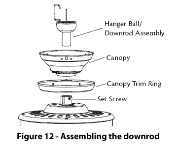 Remove Hunter Ceiling Fan