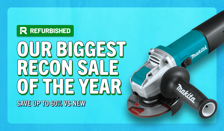 CPO is the #1 destination for DEWALT, Makita, and Bosch factory reconditioned tools