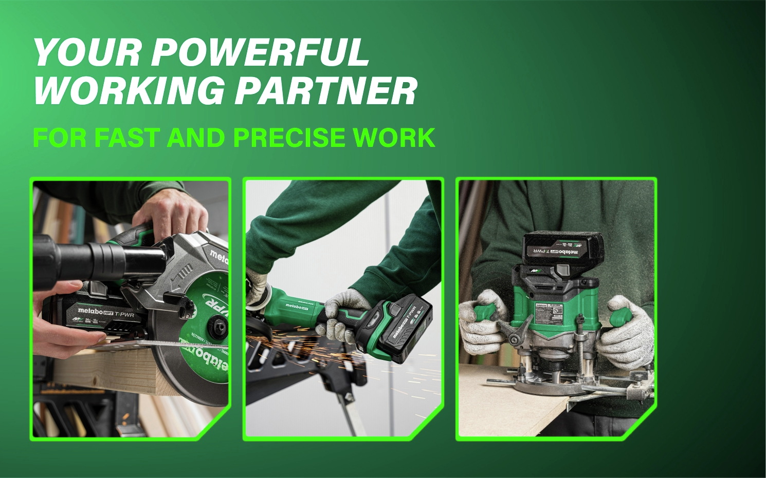 Your powerful working partner Delivers consistent output to keep tools performing on demanding job sites.