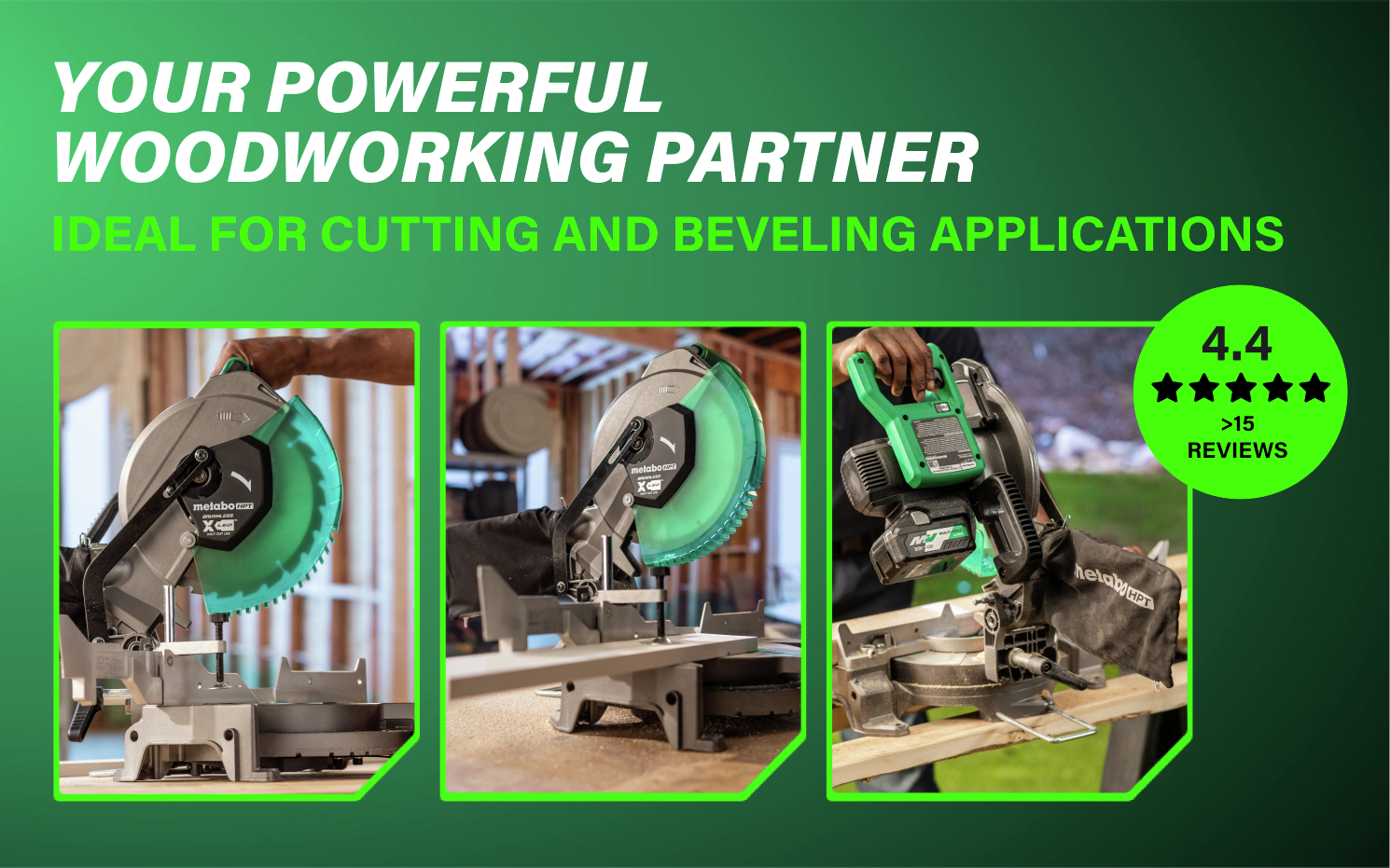 Your powerful woodworking partner for cutting and beveling with speed and accuracy.