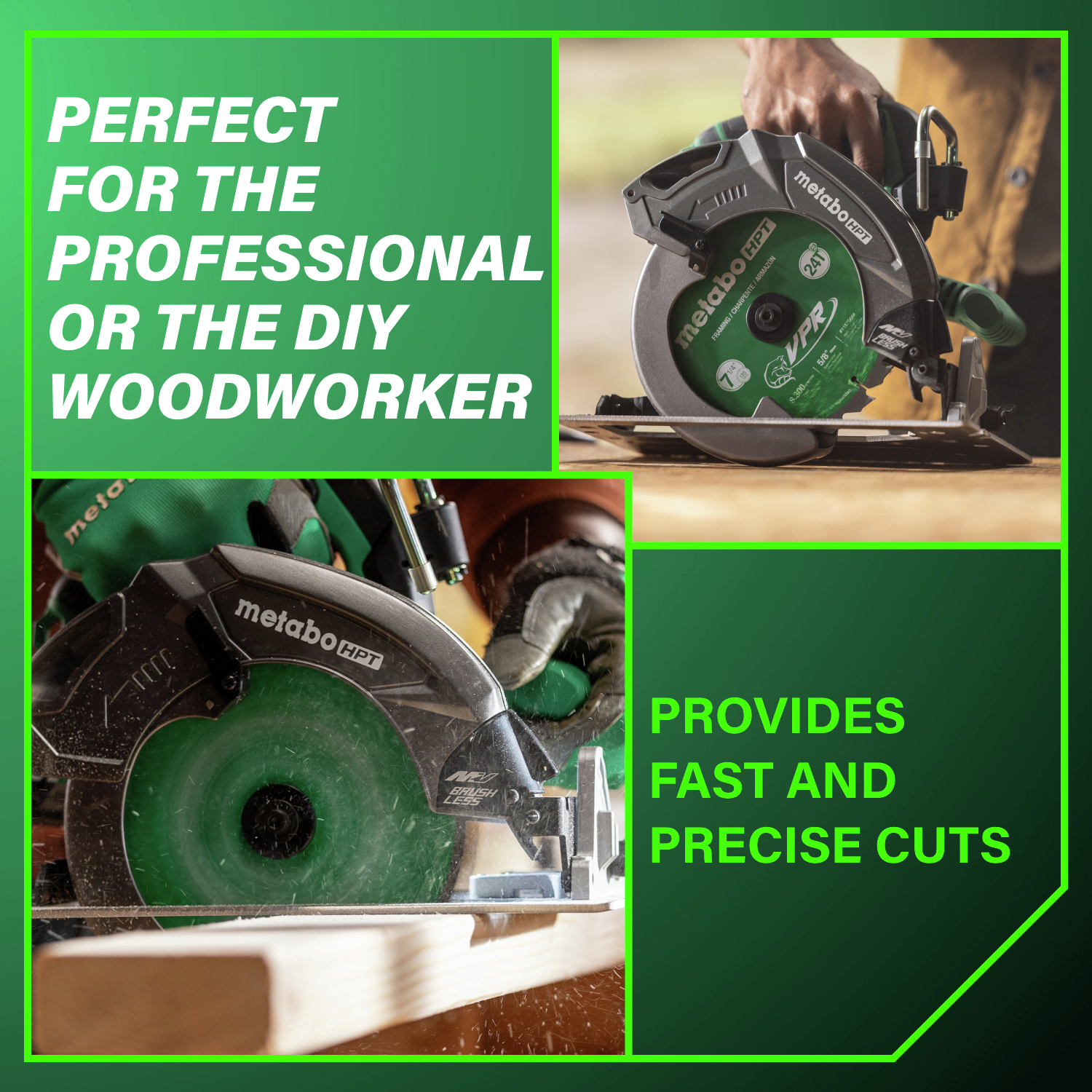 Perfect for professionals or home workshops, this tool offers consistent speed, control, and precision on every cut.