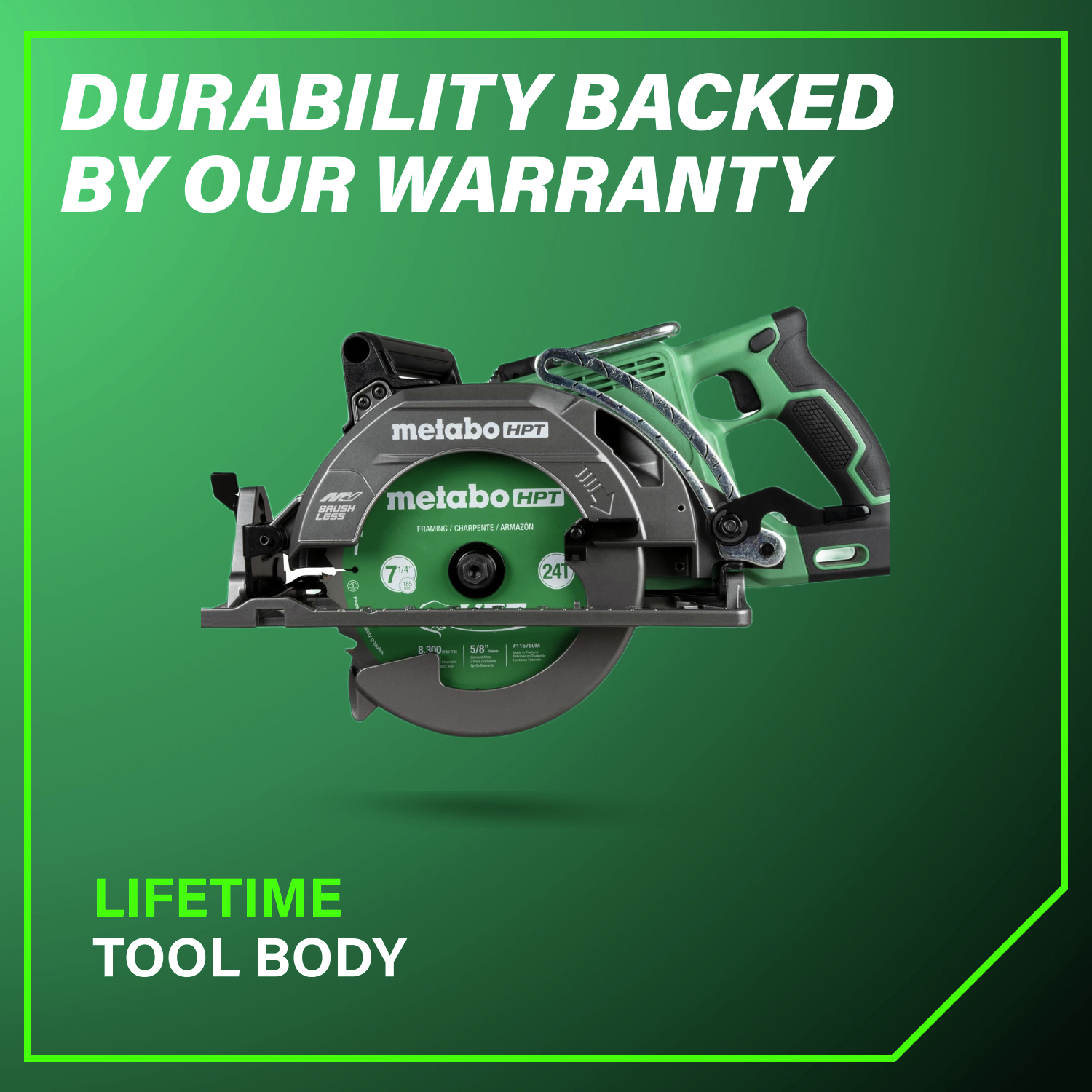 Comes with a dependable lifetime warranty for assured performance and reliability.