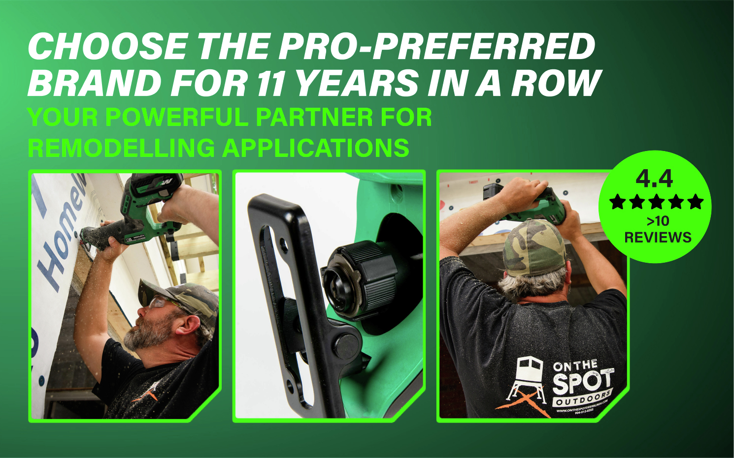 Choose the pro-preferred brand for 11 years in a row.