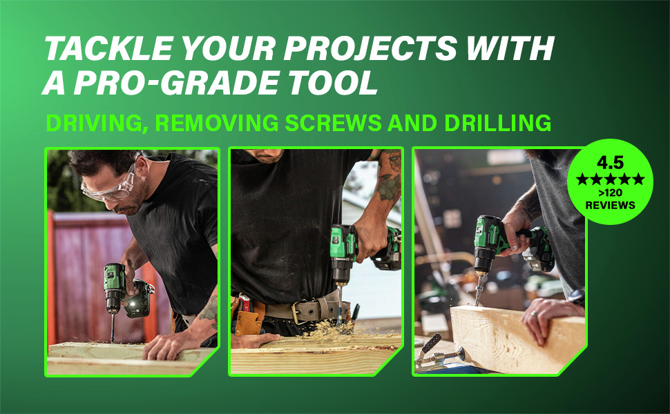 ackle your projects with a pro grade tool.
