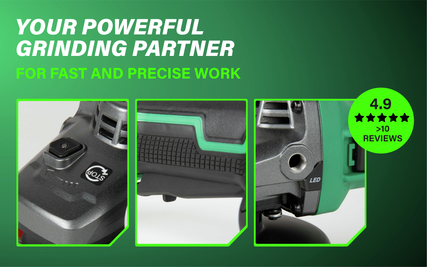 Your powerful grinding partner for fast, precise, and professional grinding work.