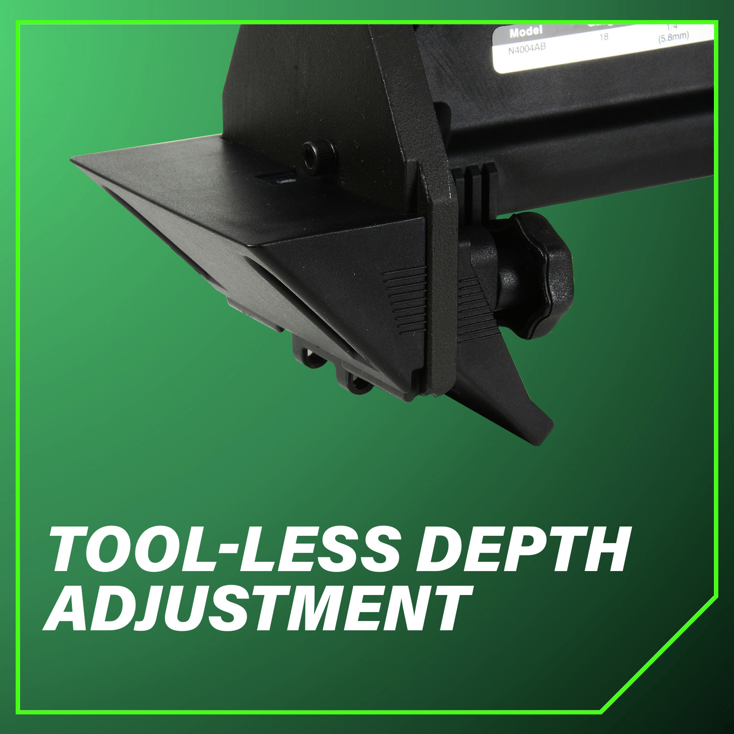 ool-less depth adjustment for precise flooring results.