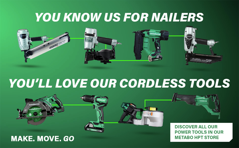 You know us for nailers, you'll love our cordless tools.