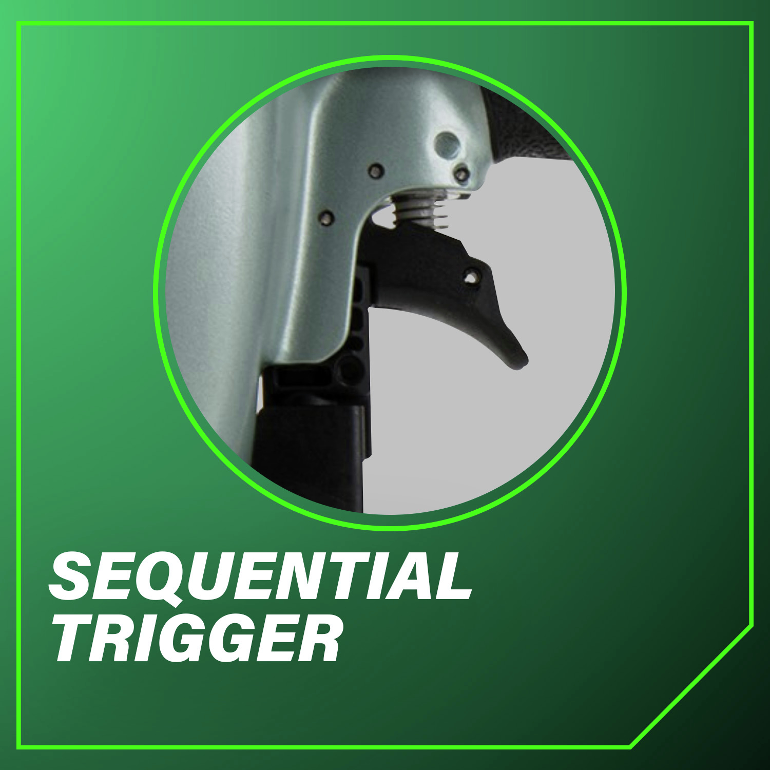 Sequential Trigger ensuring each trigger pull results in a single, precise action.