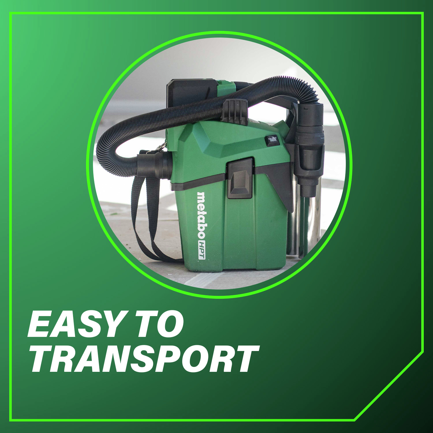 Easy to Transport to keep your workspace clean wherever you go.