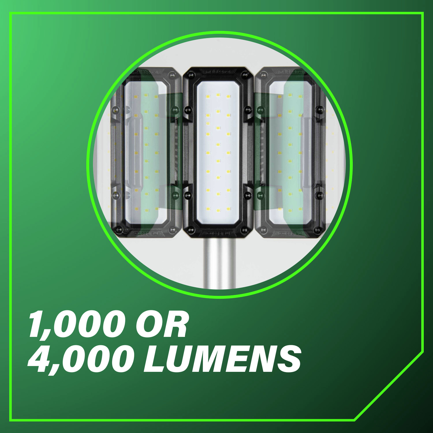 1000 or 4000 Lumens for customizable, high-performance lighting.