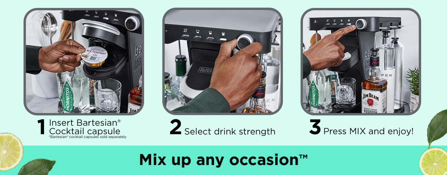 bev by BLACK+DECKER Cocktail Maker Machine and Drink Maker (BEHB101), 1 -  Foods Co.