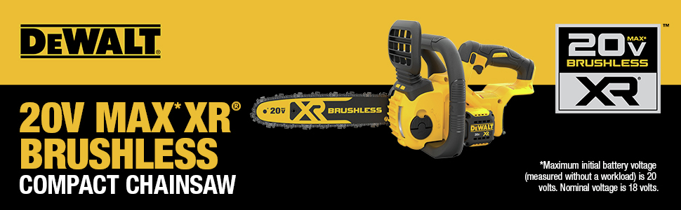 20V MAX XR Brushless Compact Chainsaw