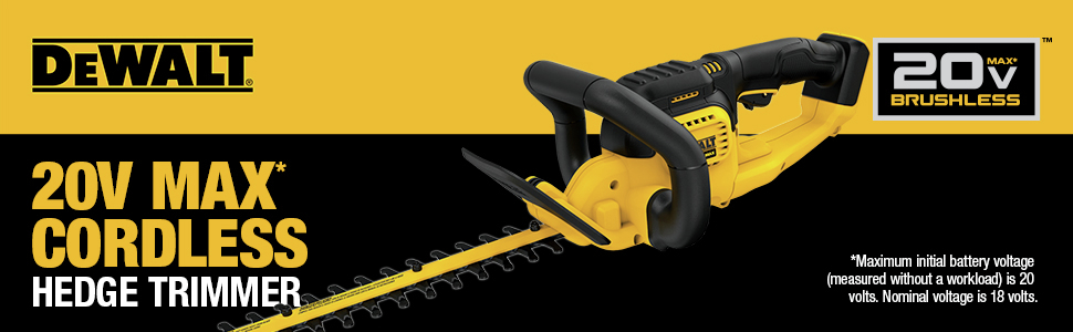 DeWalt DCHT820B 20V Max Lithium-Ion 22 in. Hedge Trimmer (Tool Only)