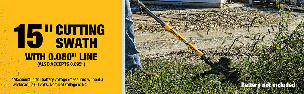 DeWalt DCST970B FLEXVOLT 60V MAX* Cordless String Trimmer (Tool Only)