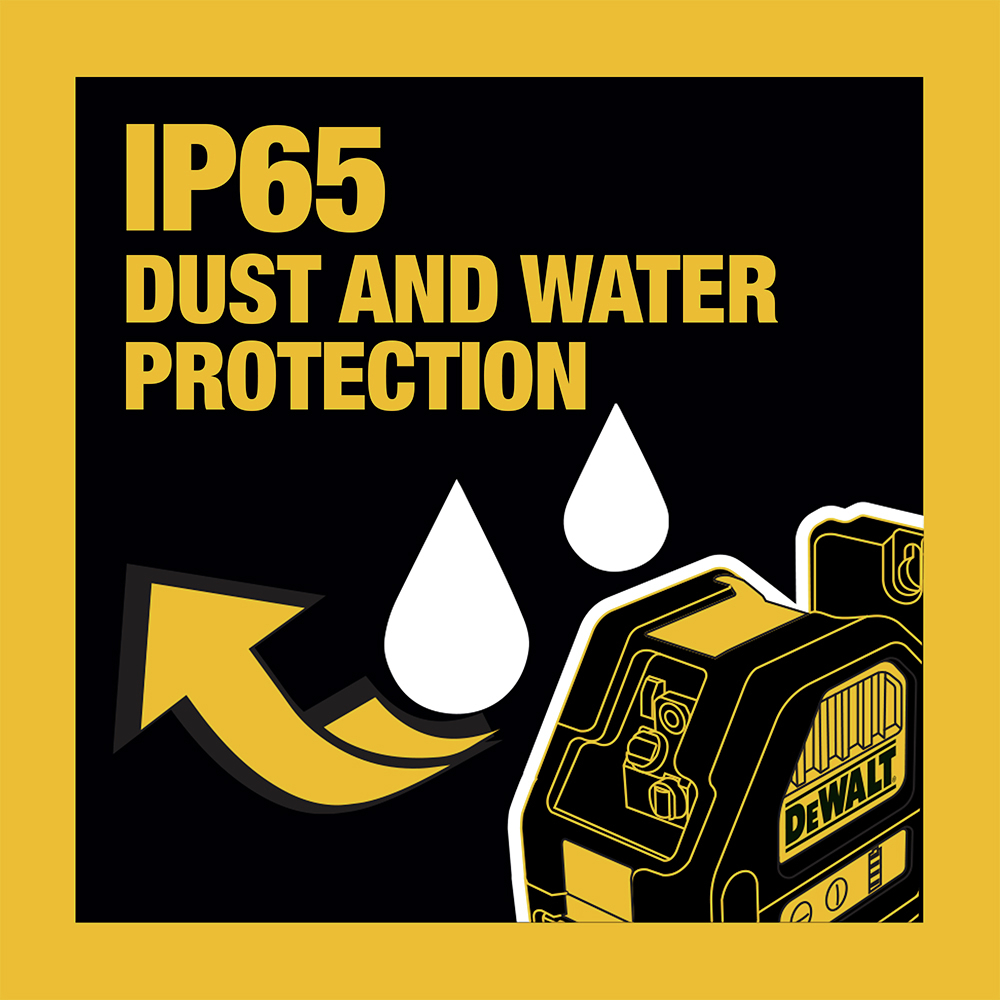 IP65 Dust and Water Protection