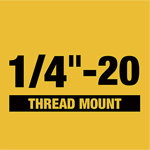 1/4 in. - 20 in. Thread Mount