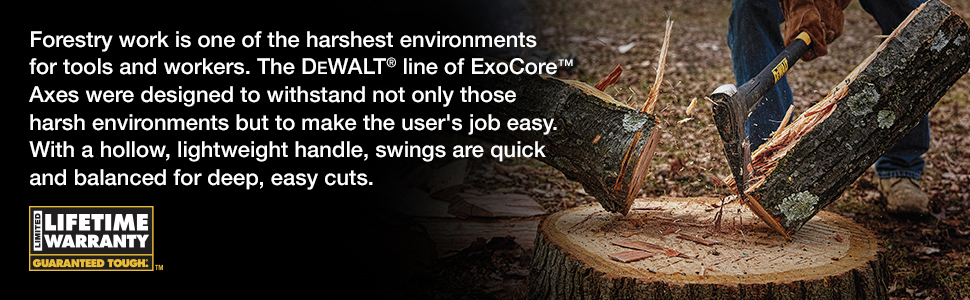 Foresty work is one of the harshest environments for tools and workers