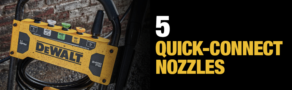 5 Quick-Connect Nozzles