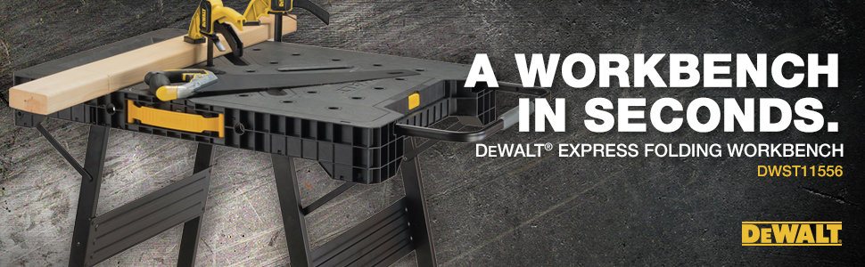 A workbench in seconds dewalt express folding workbench