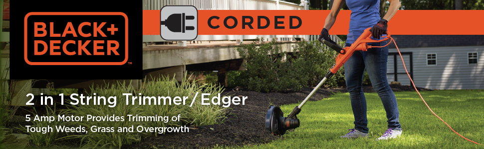 Black+decker ST8600 5 Amp 13 String Trimmer / Edger