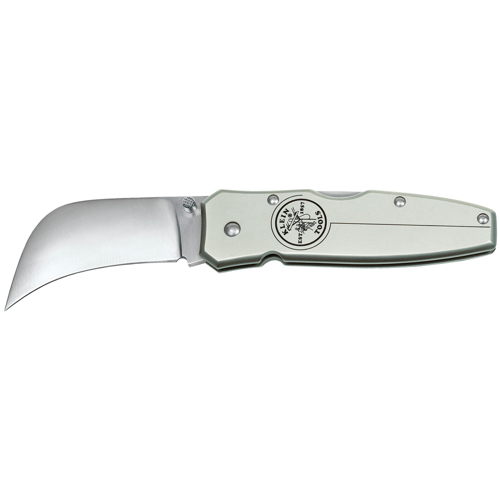 Klein Tools 44006 Electricians Knife with 2-5/8-Inch Hawkbill Blade and Aluminum Handle