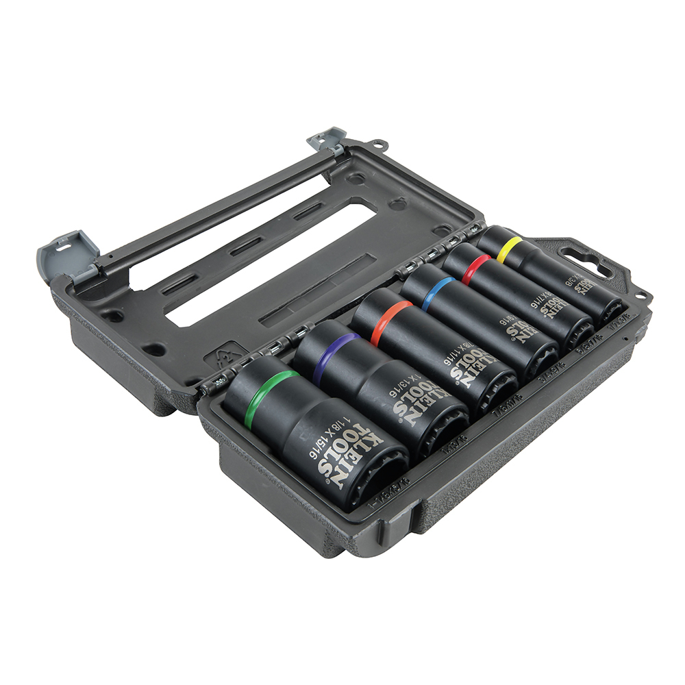 Klein Tools 66010 6-Piece Tool 2-in-1 Impact Socket Set