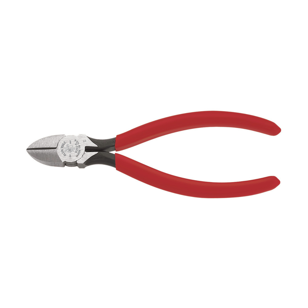 Klein Tools D202-6 Diagonal Cutting Pliers with Tapered Nose 6-Inch