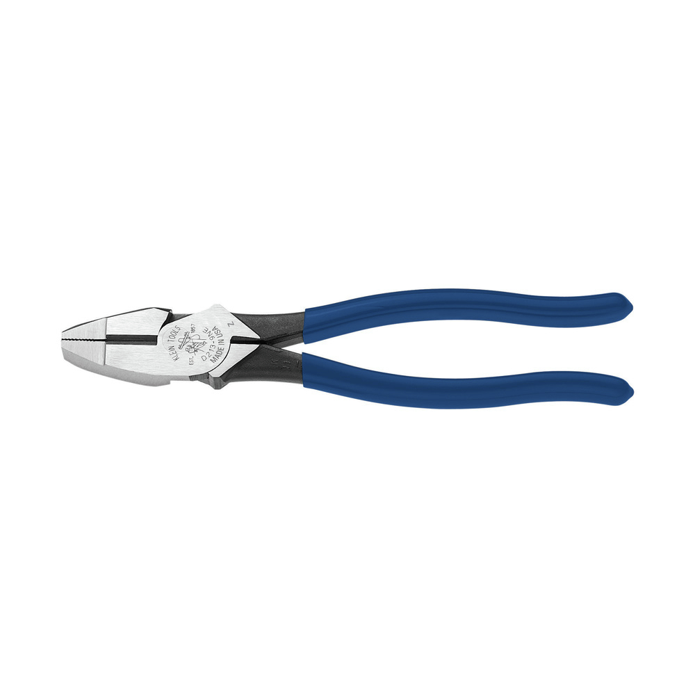 Klein Tools D213-9NE High Leverage Linesman Plier 9-Inch