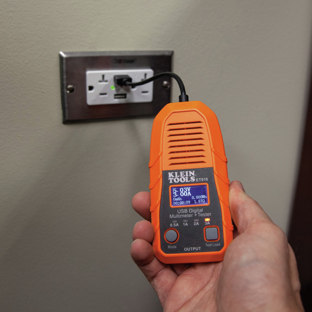 Klein Tools ET910 USB Power Meter and Tester