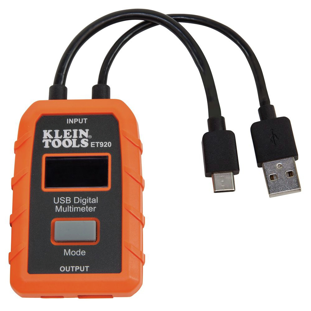 Klein Tools ET920 USB-A and USB-C Digital Power Meter
