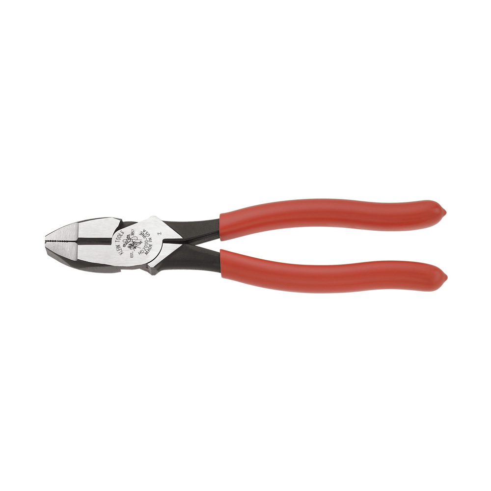 Klein Tools HD2000-9NE Side Cutter Linemans Pliers Cut ACSR 9-Inch