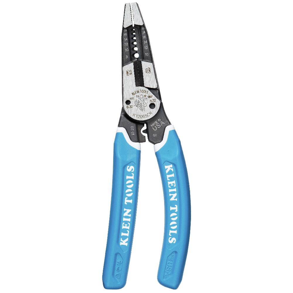 Klein Tools K12065CR Wire Stripper / Cutter / Crimper Tool for Cutting