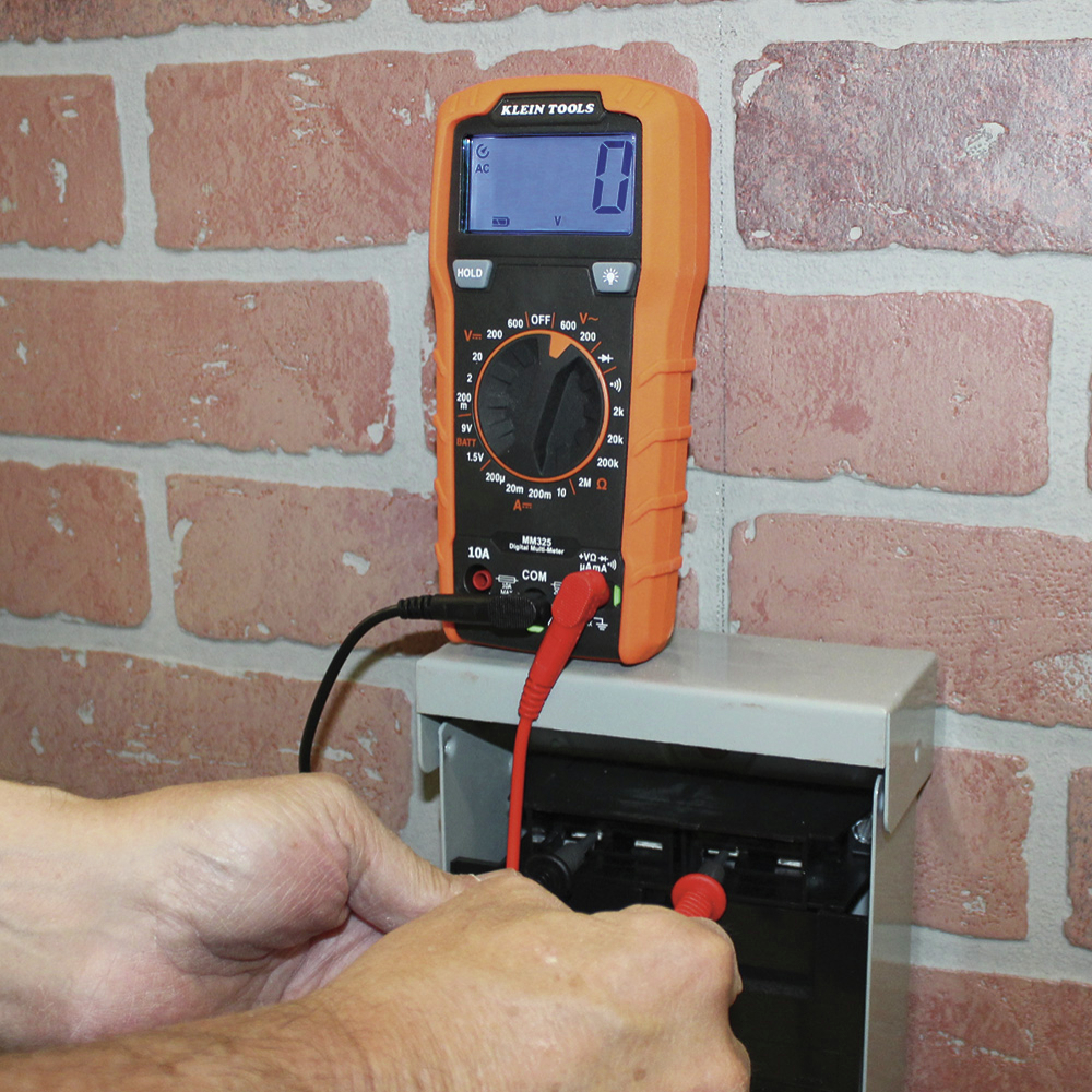 Klein Tools MM325 Digital Manual-Ranging 600V AC/DC Voltage Tester
