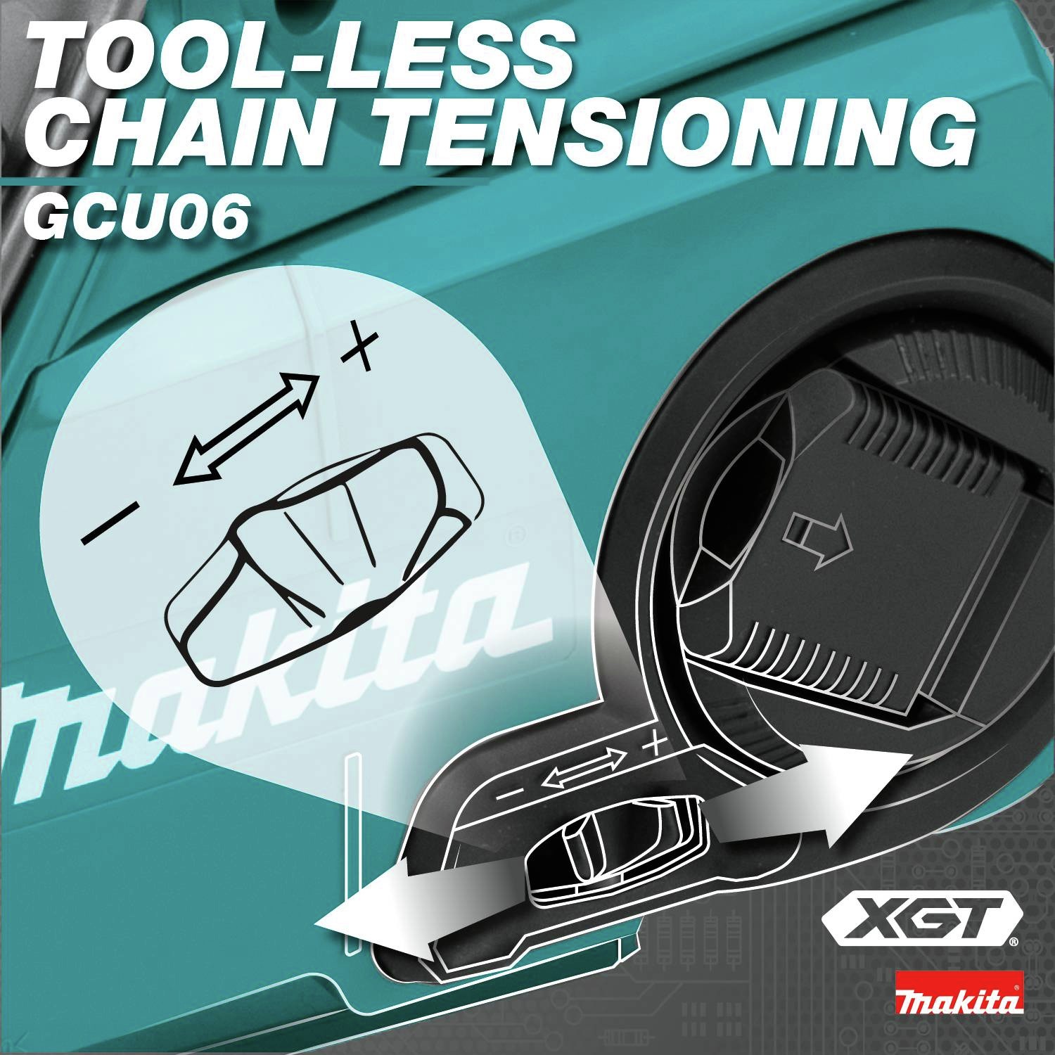 Tool-Less Chain Tensioning