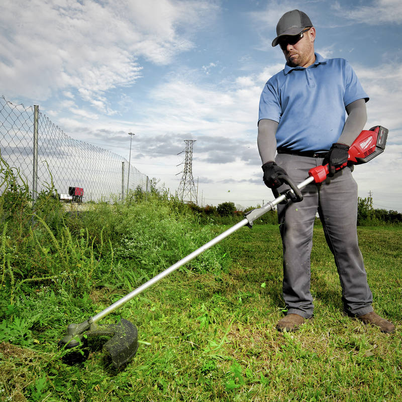 M18 FUEL String Trimmer with QUIK-LOK powers through the most demanding applications