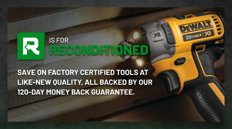 CPO is the #1 destination for DEWALT factory reconditioned tools