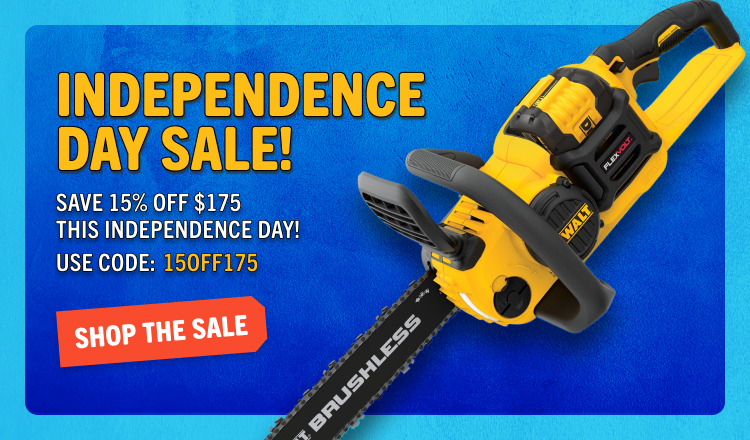 Save 15% off $175 this Independence Day!