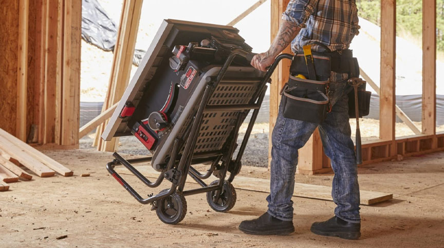 Stationary and portable saws for a variety of cuts