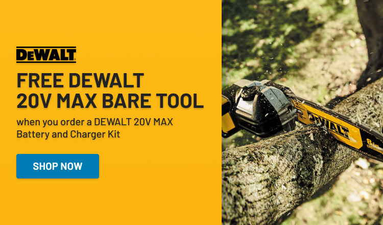  FREE DEWALT 20V MAX Bare Tool