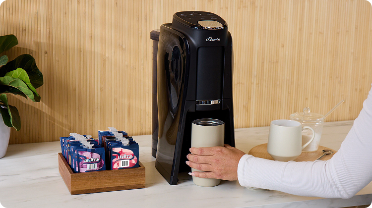 FREE Lavazza Coffee Momento Freshpack (38/carton) when you order a Flavia Aroma Brewer