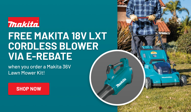 Free Makita 18V LXT Cordless Blower via E-rebate